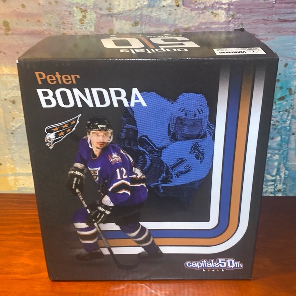 Washington Capitals SGA Dual Bobblehead Legends Peter Bondra / Olie Kolzig O/S